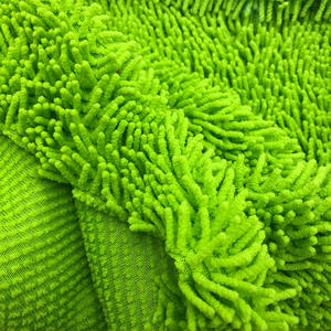 100 % Polyester Mikrofaser kleiner Chenille-Blumenträger Flechtung Strick Reinigung Stoff für Mopp und Matte - Product Image 3