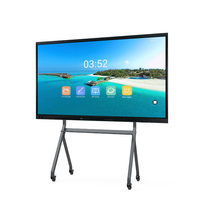 Pantalla Plana Interactiva de 65, 85, 86 y 98 Pulgadas 4K con Sistema Operativo Dual Android, Táctil IR, Marca OEM Shenzhen Samsung Newline Benq, con Soporte de Pared para TV