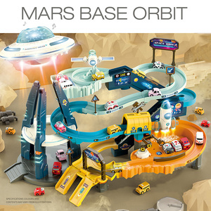 Ensemble de jeu de <span class=keywords><strong>Garage</strong></span> pour enfants, jeu de <span class=keywords><strong>voiture</strong></span>, de course, de piste - Product Image 2