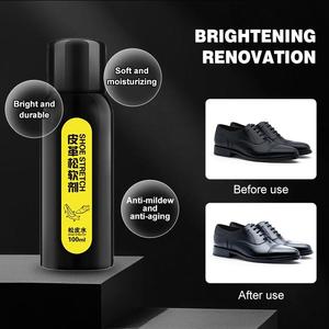 Nouveautés Produits Soins Durable Adoucir Spray 100ml Logo Personnalisé Chaussure Stretch <span class=keywords><strong>pour</strong></span> Cuir - Product Image 6