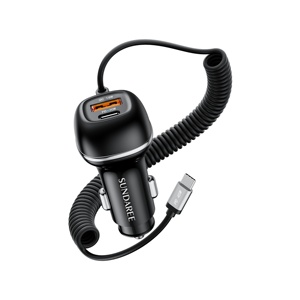 ที่ชาร์จในรถยนต์ SUNDA 90W QC3.0 45W PD ชาร์จเร็วแบบ USB Type-C พร้อมระบบป้องกัน OTP <span class=keywords><strong>ส</strong></span>ำหรับหูฟังและโทรศัพท์มือ<span class=keywords><strong>ถือ</strong></span> - Product Image 3