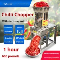 Hachoir à légumes multifonctionnel entièrement automatique en acier inoxydable pour piments, gingembre, ail et préparations humides