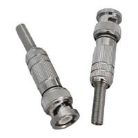 Connecteur coaxial RF BNC-JS2 en gros, fourni par l'usine, connecteur RF mâle BNC pour câble 50-2