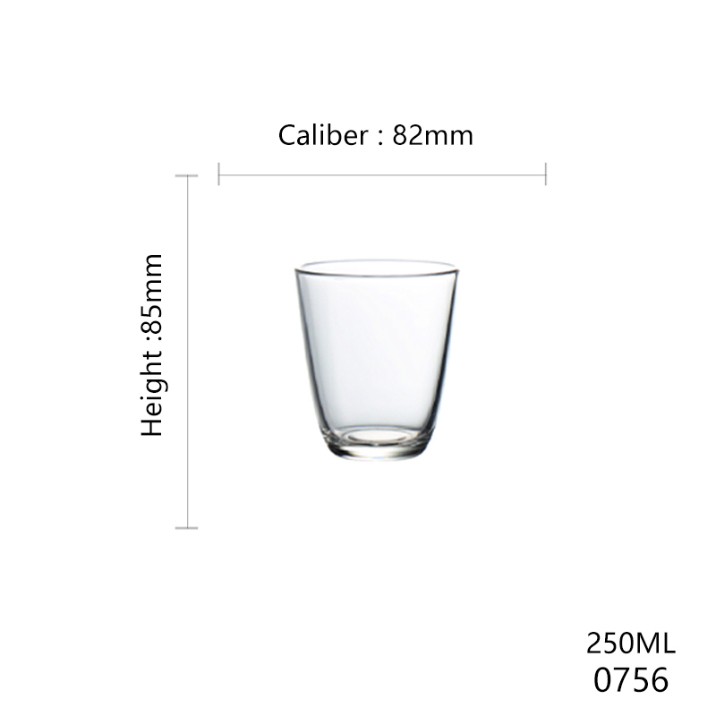 0756 250ML transparent