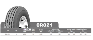 Pneu CR821 LT en gros, 5.50x13 pour remorques et véhicules utilitaires légers - Product Image 6