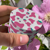 Accessoires pour fumer pour fille, Logo personnalisé, vache rose, 4 pièces en alliage de Zinc, moulins à tabac et à épices, broyeur à tabac à herbes, nouvel arrivage