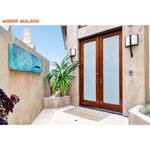<span class=keywords><strong>Porta</strong></span> <span class=keywords><strong>a</strong></span> Battente in Alluminio con Doppio Vetro, Impermeabile e Insonorizzata, Stile Francese, per Ingresso Principale, Prodotta in Australia - Product Image 5