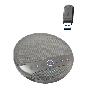 Offre Spéciale 5.8g adaptateur sans fil 3.5mm usb bureau omnidirectionnel haut-parleur téléphone microphone de vidéoconférence