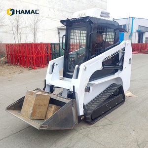 Mini Skid Steer Loader 350kg Operating <b>Load</b> Diesel Engine CE ISO Certified Electric Skidsteer for Construction Farm Use - Product Image 4
