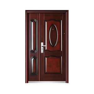 Porte d'entrée de villa Sofia, imitation bois massif, double sécurité, anti-effraction, ouverture manuelle - Product Image 5