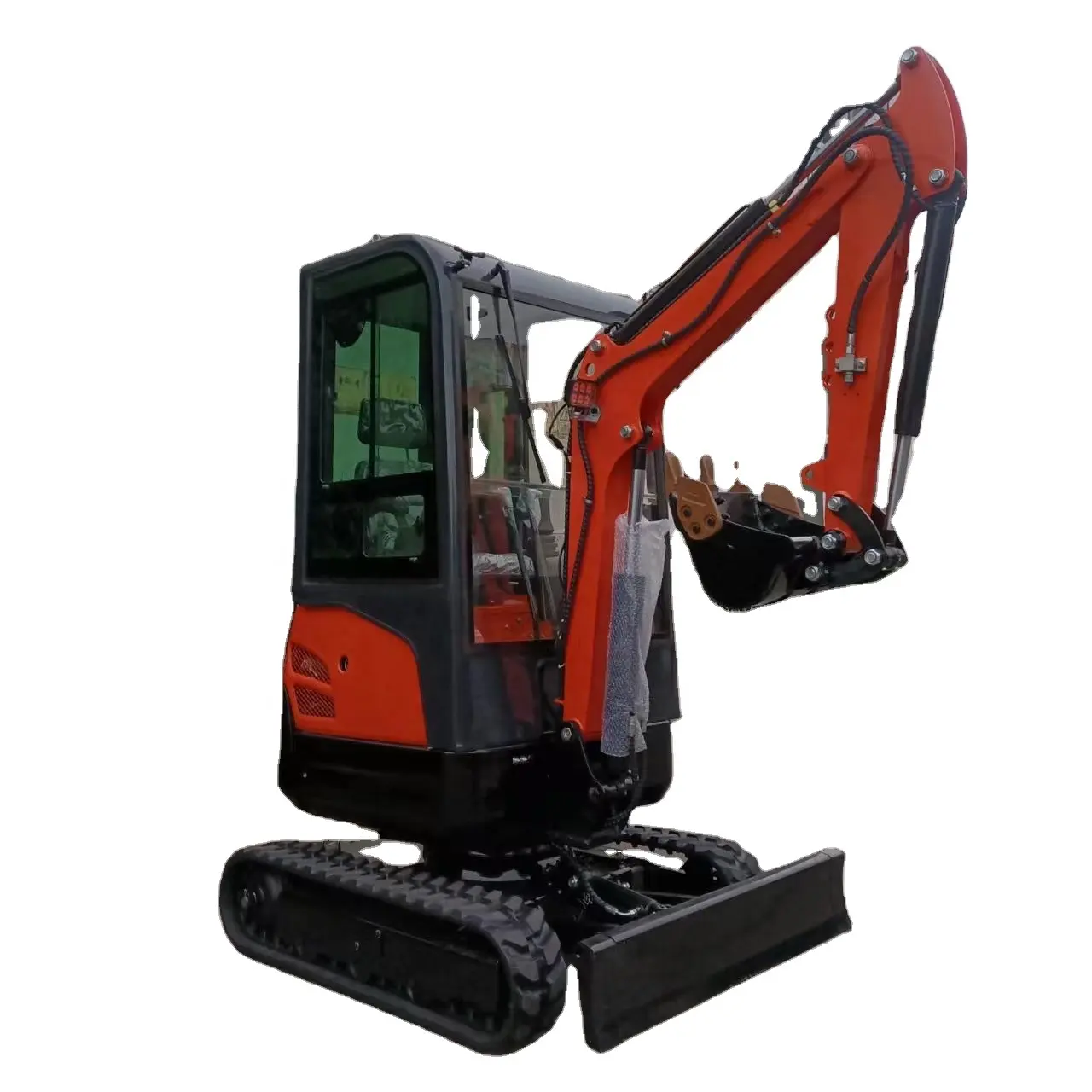 Mini excavadora precio China pequeña compra 2T para AW20 con cabina con motor diésel KUBOTA de gas EPA BBS