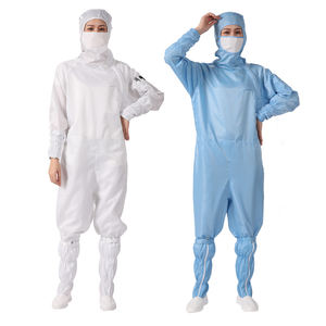 洗濯可能な<span class=keywords><strong>ESD</strong></span>オーバーオールダストフリー静電防止クリーンルームジャンプスーツカバーカバー付き帯電防止衣服用クリーンルーム業界およびラボ用 - Product Image 3