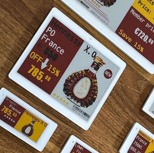 จอแสดงผลฉลากอิเล็กทรอนิกส์แบบไร้สาย 2.4GHz สำหรับคลังสินค้าสำเร็จรูป ชุดสาธิต ESL ฉลากชั้นวางสินค้าอัจฉริยะแบบดิจิทัล จอแสดงผล Eink - Product Image 1