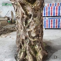 YRGLS4 Grand Arbre d'Olivier Artificiel en Plastique pour l'Extérieur, Grande Simulation d'Olivier Artificiel, Grand Faux Olivier