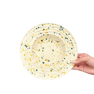 Vaisselle en porcelaine rétro de luxe légère effet éclaboussures d'encre, bols à riz et assiettes à soupe pour le petit-déjeuner/dessert/salades, passe au micro-ondes - Product Image 5