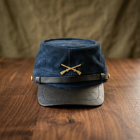 Gorra de motociclista de estilo ruso de cuero genuino de gamuza con bordado, Color personalizable y diseño, sombrero Unisex para las cuatro estaciones