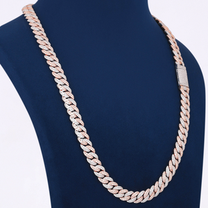 Lab Grown Diamond 925 <b>Sterling</b> <b>Silver</b> Luxury <b>Chain</b> Premium Fine Jewelry Necklace <b>for</b> Men <b>Women</b> Modern Fashion Wedding Gift Use - Product Image 6