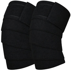 Elastic Weight Lifting <b>Knee</b> Wraps Heavy Duty <b>Knee</b> <b>Support</b> <b>Straps</b> for Squats Powerlifting Bodybuilding Cross Training Gym Gear - Product Image 6