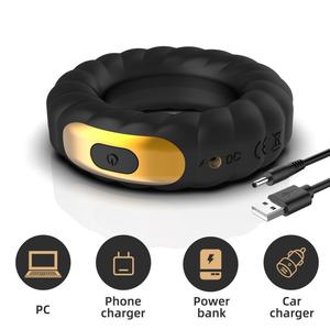 Dispositivo de Massagem Vibratória Masculino com Anel de Bloqueio para Pênis e Vibração na Glândula para Masturbação - Product Image 2