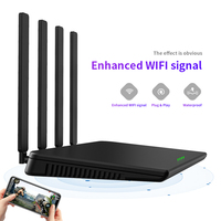 Antenne Wi-Fi omnidirectionnelle double bande 5dBi 2,4/5,8 GHz avec connecteur mâle RP-SMA, antenne en caoutchouc 4G LTE pour extérieur