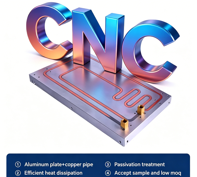 Metal Custom Multi Models Aluminum TEC Liquid Cooling Aluminum Water Cold Plate for CPU Graphics Radiator