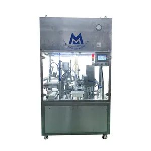 Machine automatique de remplissage et de bouchage de seringues pré-remplies en verre de gel liquide sous vide