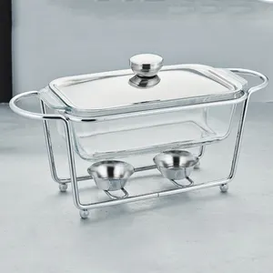 Kustom India Ekonomi Perhotelan Perlengkapan Chafing Dish Prasmanan Chafing Disesuaikan Listrik Chafing Dish Prasmanan Melayani Hidangan