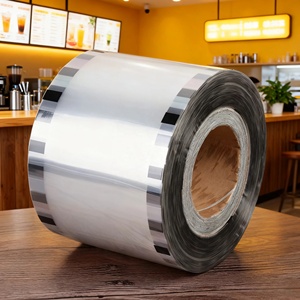 Film d'étanchéité transparent pp pour thé à bulles eau café jus Soda tasse scellant pour Film 90-105mm PP et gobelets en papier-<span class=keywords><strong>3000</strong></span> tasses - Product Image 1