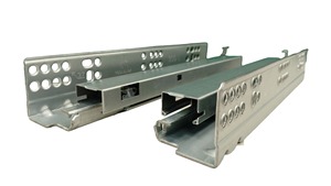 Corredera de Acero Galvanizado Ajustable en 3D, de Montaje Inferior, Extensión Completa, Cierre Suave, Silenciosa, para Muebles de Oficina y Cocina, Carga de 25 kg - Product Image 4