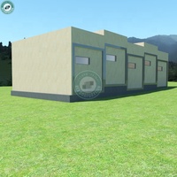 Modem de camping de montagne découpée, conteneur moderne et confortable, pour location en ville
