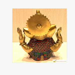 ประติมากรรมทองเหลืองเนปาลที่ทันสมัย100% แฮนด์เมดงานศิลป์สำหรับตกแต่งสำนักงานและบ้านขายดี - Product Image 1