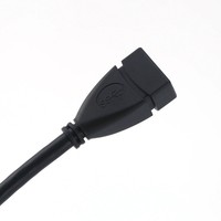 Cable de extensión USB 3,0 de ángulo recto de 90 grados, sincronización de datos 5Gps, cable adaptador USB 3,0 macho a hembra, Cable de extensión