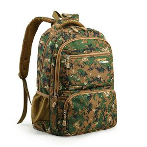 Sac à dos tactique de gros tendance camouflage pour seniors, lycéens, étudiants et hommes en polyester avec fermeture éclair - Product Image 3