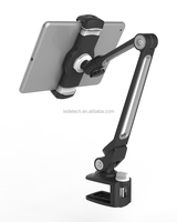 Katlanabilir Metal kelepçe Tablet telefon standı tutucu yatak