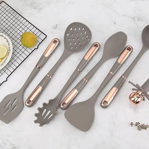 High Quality <b>Silicone</b> Cooking Utensils Cookware Kitchen Utensils Set Cooking <b>Tool</b> Sets with Holder - Product Image 2
