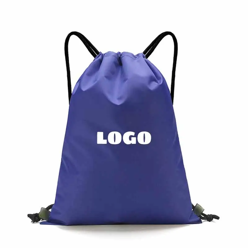 उच्च गुणवत्ता वाले कस्टम लोगो बड़े क्षमता निविड़ अंधकार खेल जिम पॉलिएस्टर ऑक्सफोर्ड Drawstring बैग बैग