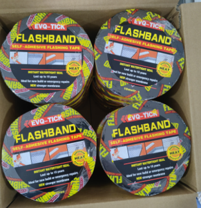 Autoadhesivo betún intermitente papel de alquitrán bituminoso <span class=keywords><strong>banda</strong></span> intermitente cinta de <span class=keywords><strong>asfalto</strong></span> de aluminio papel de alquitrán cinta flash impermeable - Product Image 1