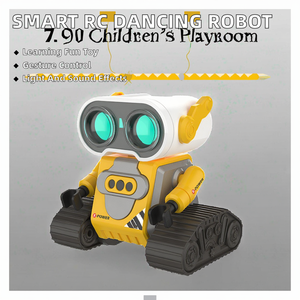 2.4GHz Electric Smart Gesture Sensing Educational Plastic RC <b>Robot</b> Toy for Kids Interactive <b>Remote</b> <b>Control</b> Dancing Light Sound - Product Image 2