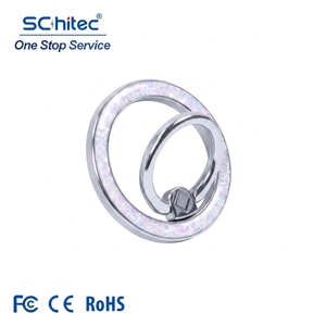 Soporte Magnético para Teléfono con Anillo, 360° °   Soportes Giratorios Metálicos para Teléfono con Soporte para Dedos, Compatibles con Dispositivos de Carga Inalámbrica - Product Image 1