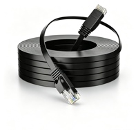 Câble Patch Plat Cat6 CCA UTP Fin RJ45 au Meilleur Prix pour Système Réseau de Stockage de Données NAS