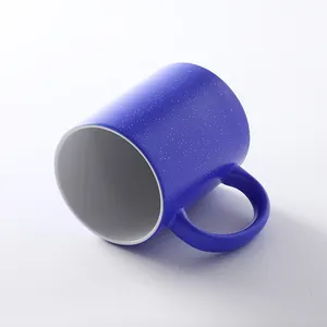 Market Price Sublimation Star Color Heat Sensitive Color Changing Mugs Magic Mug