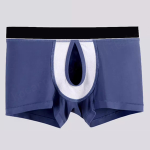 Bóxer de alta calidad para hombre, bolsa separada de ángulo plano, Modal, deporte, gimnasio, Fitness, ropa interior para hombre, Bóxer y Calzoncillos - Product Image 2