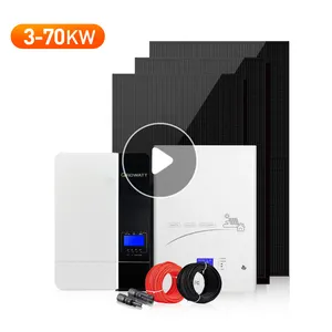 Điện Giấc Mơ quang điện Kit 6KW 10KW 20kW Pin gói năng lượng mặt trời năng lượng lai hệ thống hoàn chỉnh cho khu dân cư