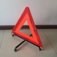 Accessoires triangulaires réfléchissants certifiés CE pour voiture, camion, pliables, pour kit de signalisation d'urgence en cas d'accident
