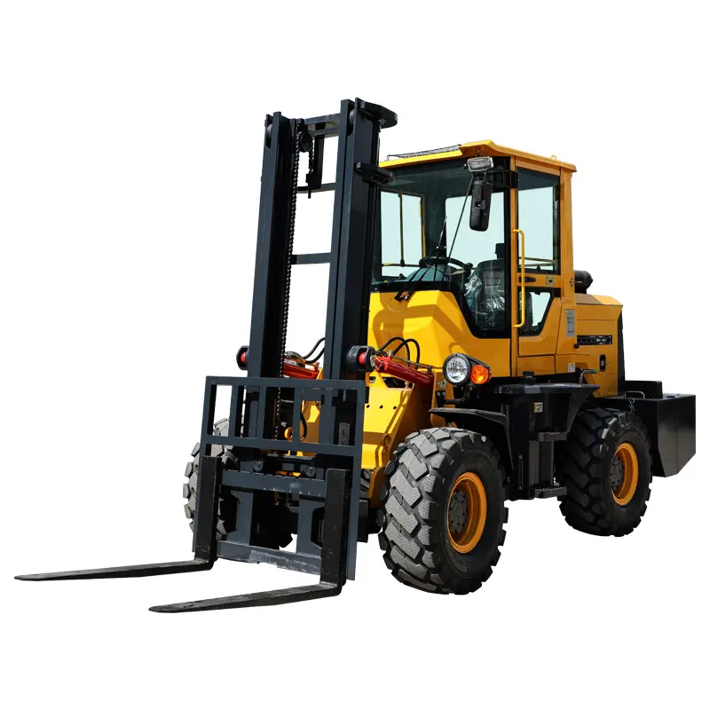 Wholesale price self loading all terrain multi directional forklift 4*4 3ton diesel with top quality