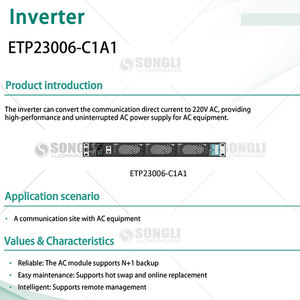 Onduleur <span class=keywords><strong>de</strong></span> système d'alimentation télécom Subrack 6KVA ETP23006-C1A1 onduleur solaire hybride avec 50A sortie unique 48V onduleur - Product Image 2