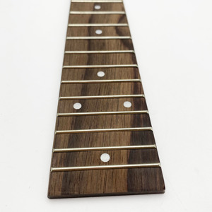 21 Inch 15 <strong>Frets</strong> Rosewood Ukulele Fretboard, White Position Dots Inlay, Pointed &amp; Flat Tail Design for Concert Ukulele Parts - Product Image 5