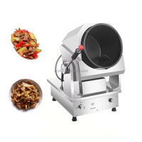 Mesin Robot memasak listrik otomatis, mesin Robot koki untuk restoran, mesin memasak nasi goreng putar, wajan pengaduk Mi pintar