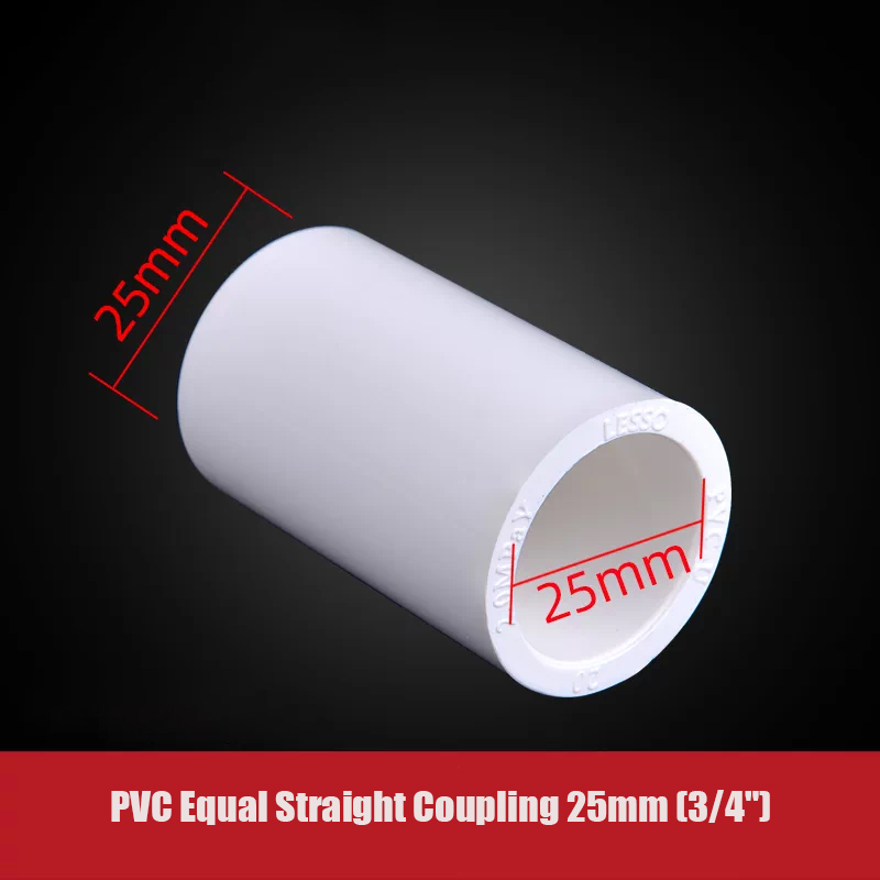 Conector recto de 25 mm [3/4"]