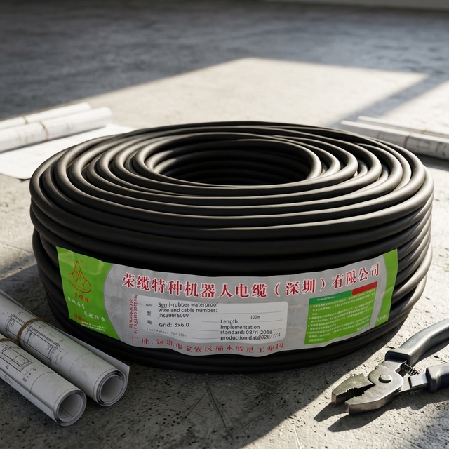 Low Eccentricity Rubber Waterproof Power Cable 0.5 6mm2 Multi Core for Submersible Pump Deep Water Outdoor